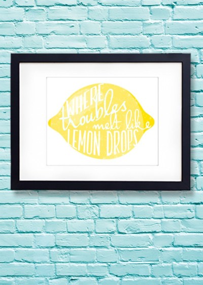 lemondrops printable