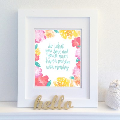 monday inspo printable