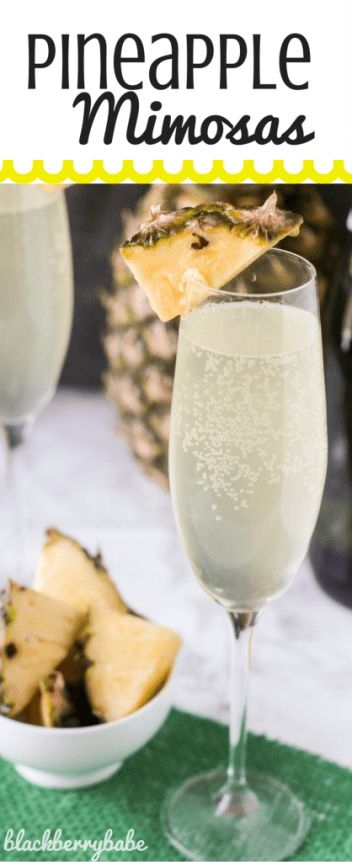 Pineapple mimosas