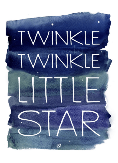 twinkle twinkle printable