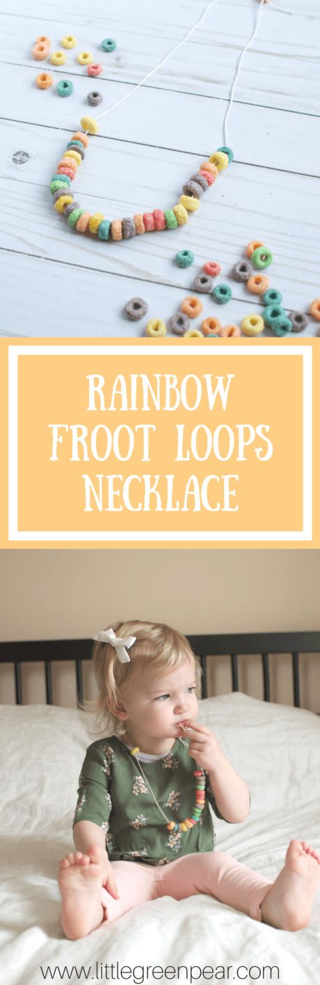 Rainbowfroot loopsnecklace